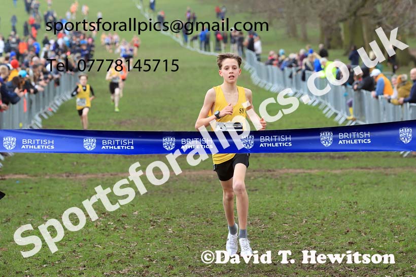 Boys Under-13s, 2024 CAU Inter Counties Cross Country Champs., Wollaton Park, Nottingham. Photo: David T. Hewitson/Sports for All Pics